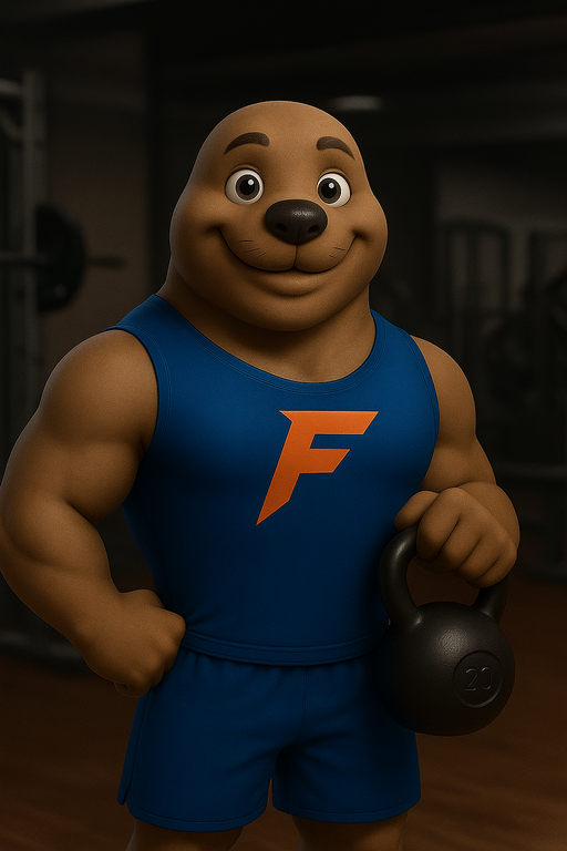 Focão treinando com disciplina na Focus Fit