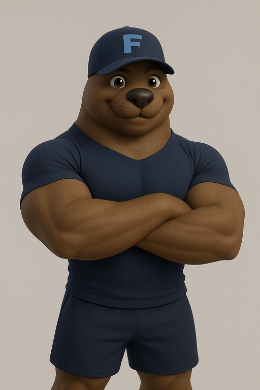 Focão, mascote da Focus Fit